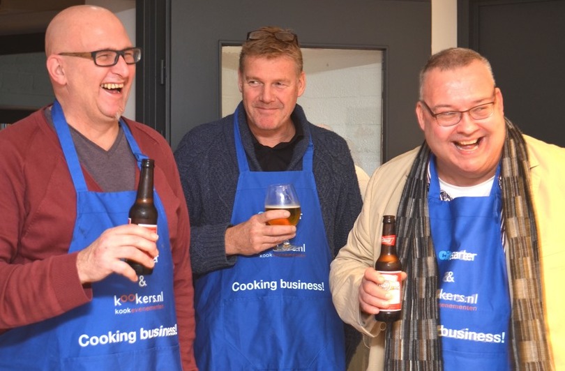 Mannen kijken ook graag toe_bier